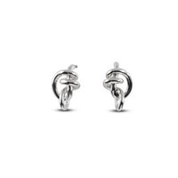 Pendientes Rubinia Mujer Nodi d'Amore in Plata Perla OR130A